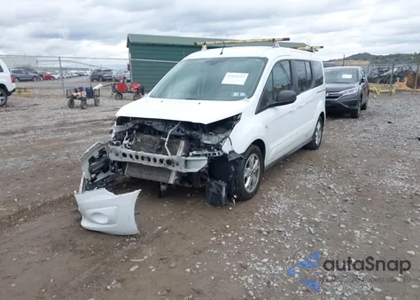 2014 Ford Transit Connect Xlt z USA, uszkodzony, nr VIN NM0GS9F74E1160396